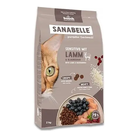 Bosch Sanabelle Sensitive à l‘agneau 8 kg | Préféré des clients