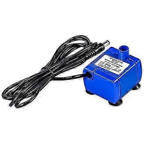 Best-seller - Pompe à abreuvoir électrique submersible 12 V pour chat - Consommation ultra-faible - Ultra-silencieuse - Pompe de remplacement bleue