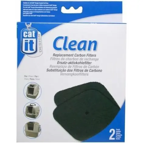 Super prix | RECHARGE 2 FILTRES CHARBON POUR MAISON DE TOILETTE CAT IT 50705