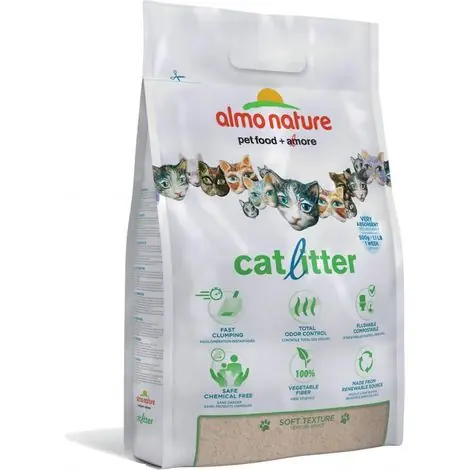 Almo Nature Litière pour chats Litière agglomérante - Sac de 4,54 kg - Produit tendance