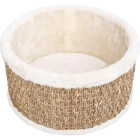 Coup de cœur des clients | Panier pour chat rond 36 cm Herbiers marins