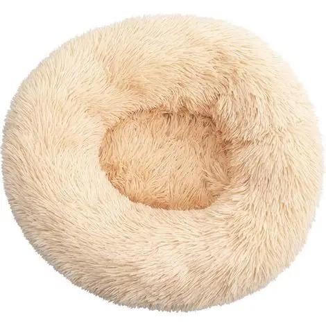 Achetez dès aujourd'hui - Panier pour chat, coussin moelleux, lavable pour chats et chiens (abricot, 80 cm)