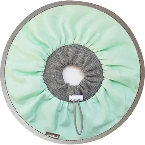 (Vert eau L) Collier de protection confortable et doux pour chats, collier élisabéthain pour animaux de compagnie, à utiliser après les opérations - Bon - Retour gratuit