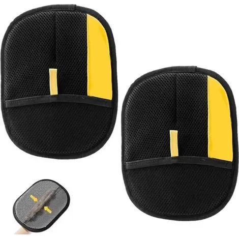 Lot de 2 Gants de Toilettage Double Face pour Chien et Chat, Gants Anti Poils Réutilisables et Lavables, Enlève Les Poils d‘animaux sur Meubles, Vêtements et Tapis - Offre limitée