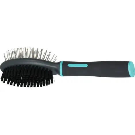 Coup de cœur | Brosse double taille S pour chiens. - zolux
